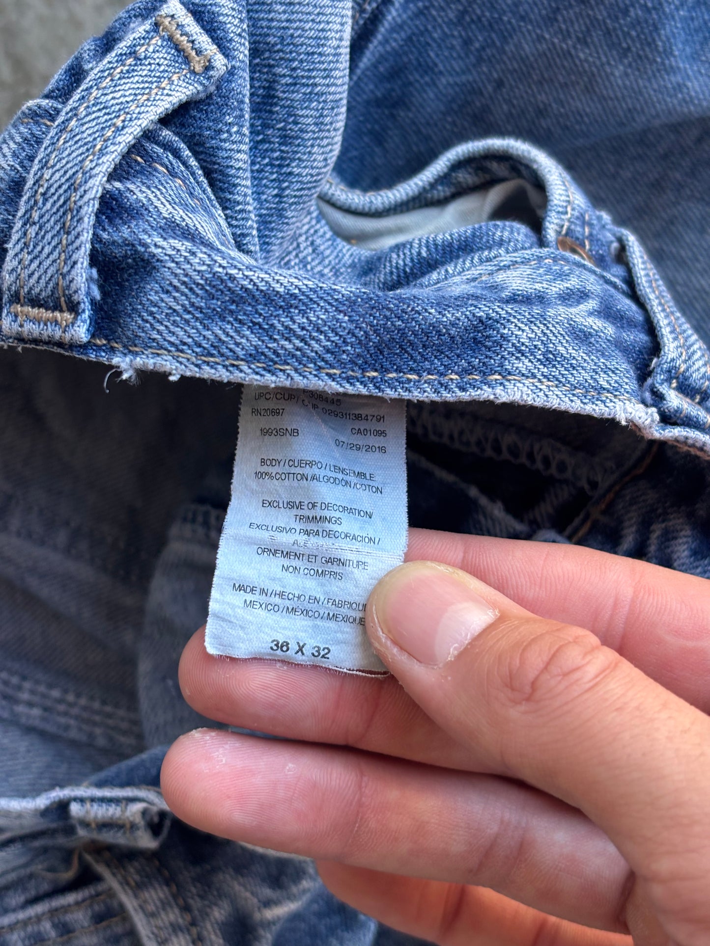 Dickies Carpenter Jeans - 36x32”