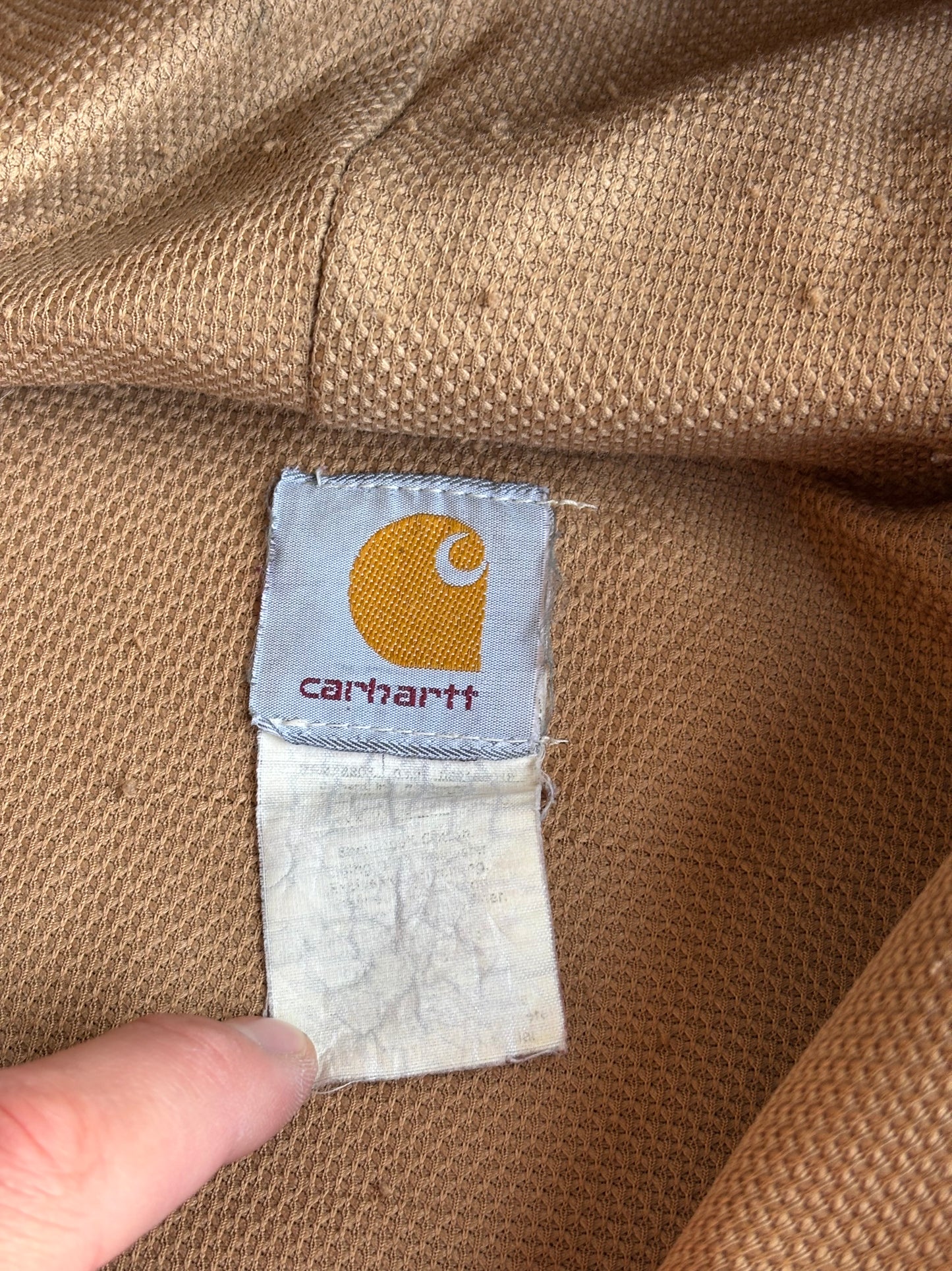 Carhartt Tan Hooded Jacket - XL
