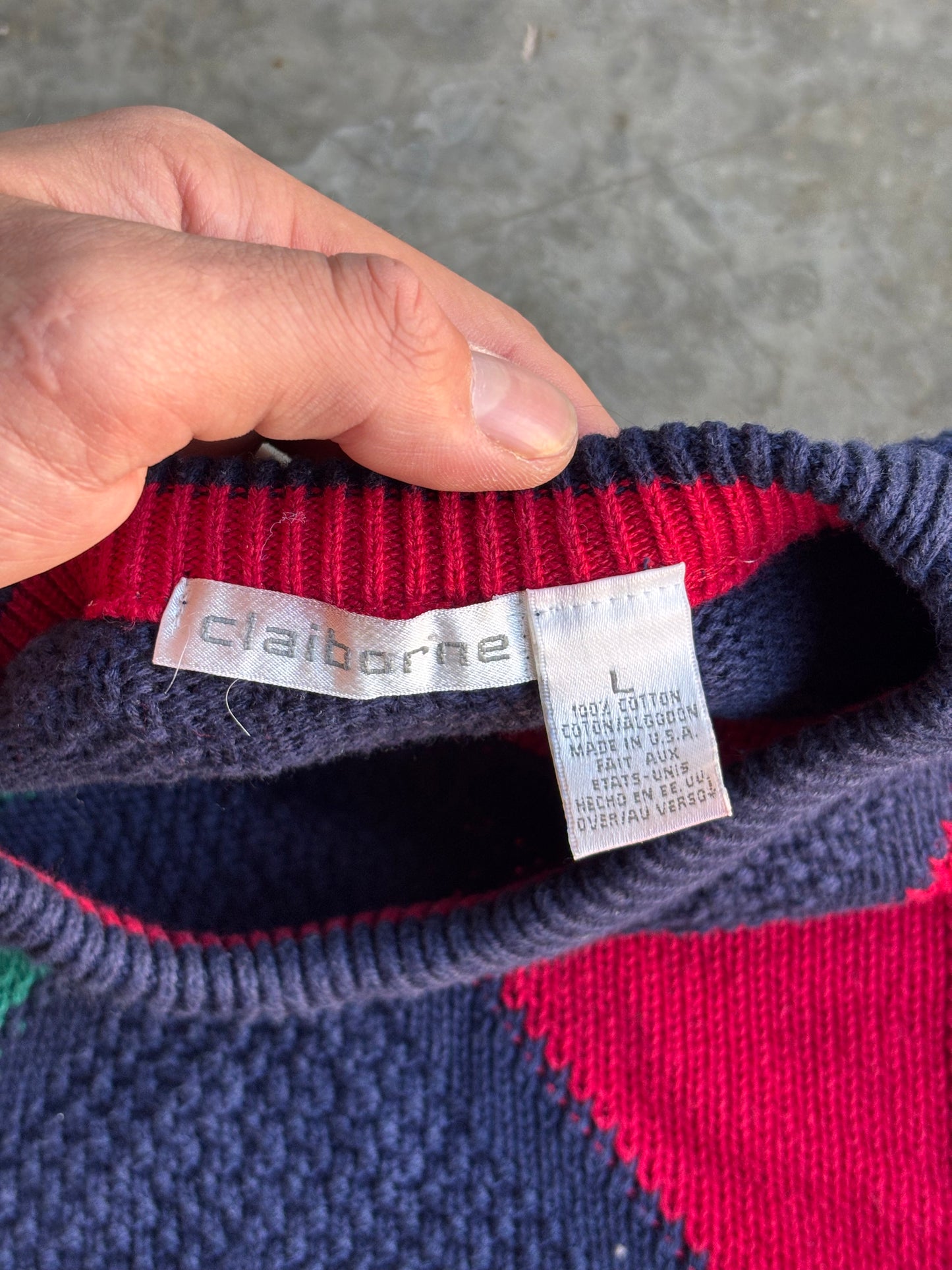 Claiborne Sweater - L