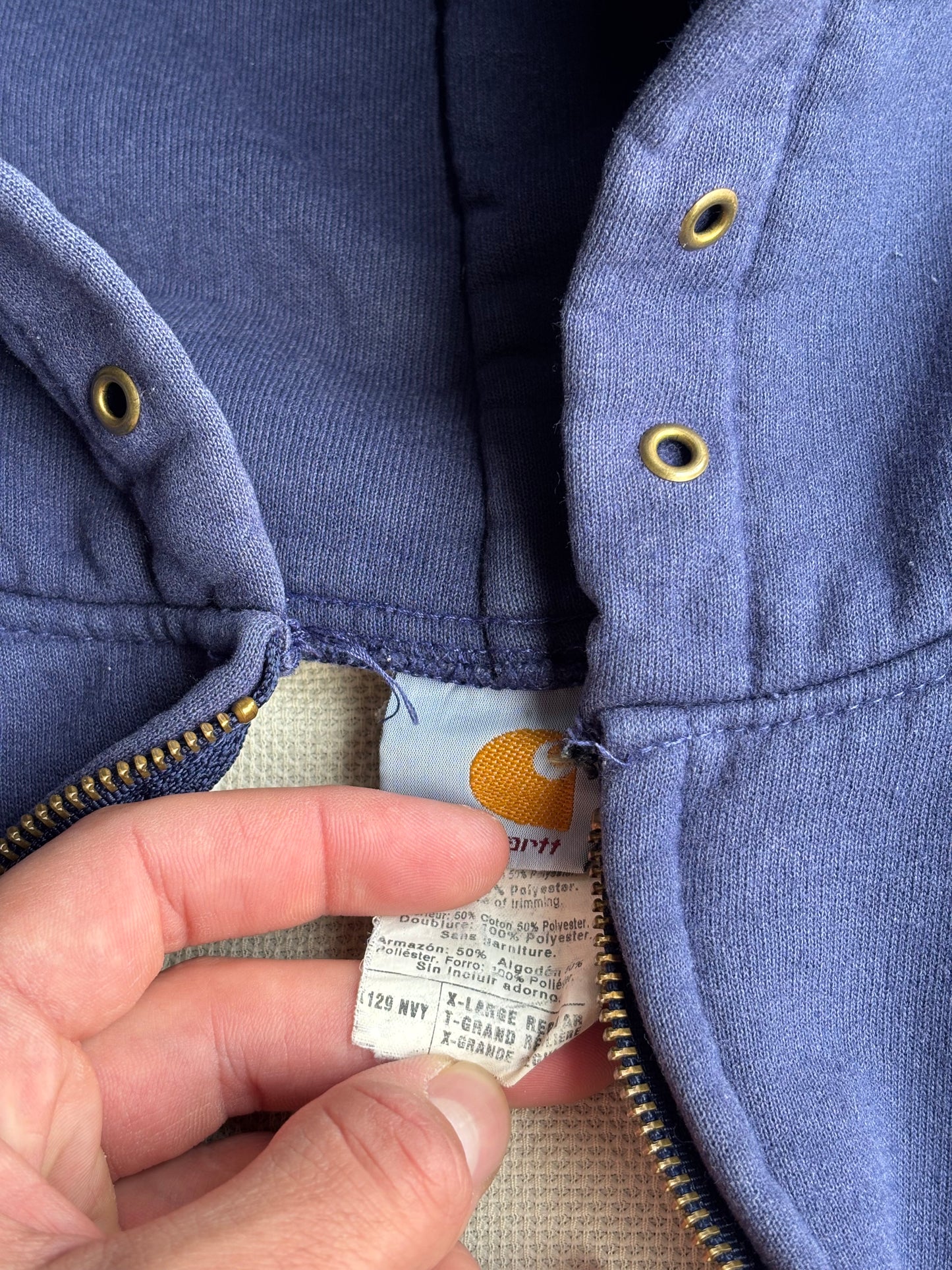 Carhartt Thermal Lined Zip Up Hoodie - XL