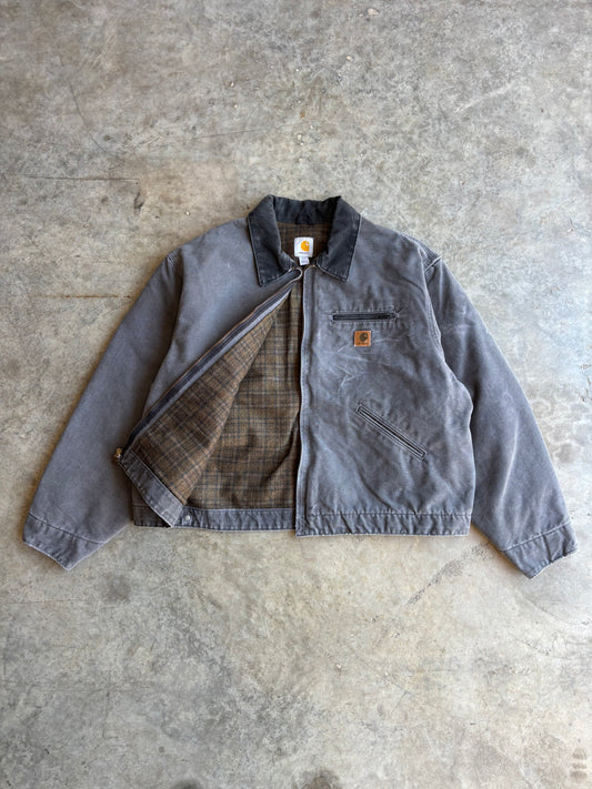 Grey Carhartt Detroit Jacket - XXL