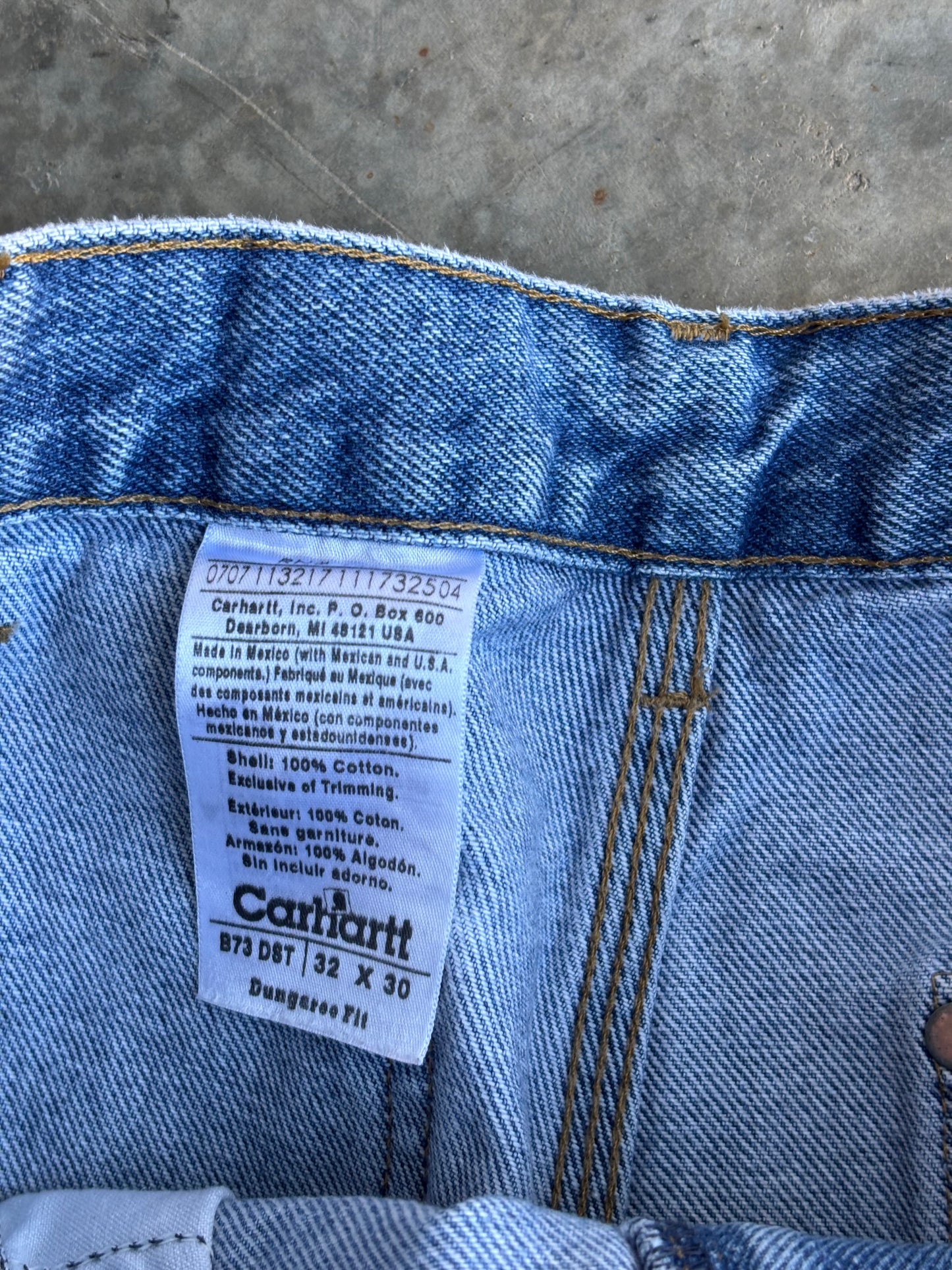 Denim Carhartt Double Knee Jeans - 32x30"