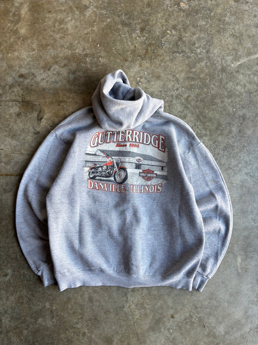 Harley Davidson Zip Up Hoodie - L