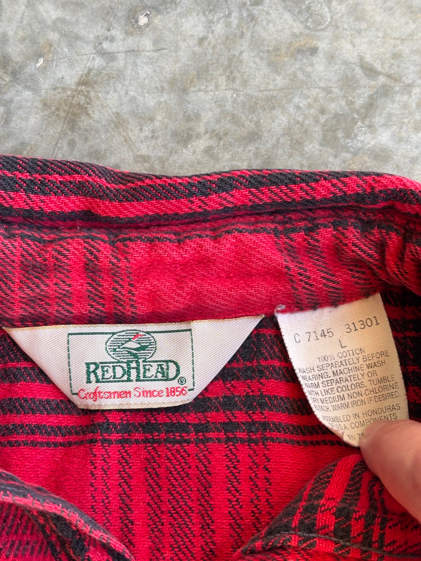 Red Head Flannel - L