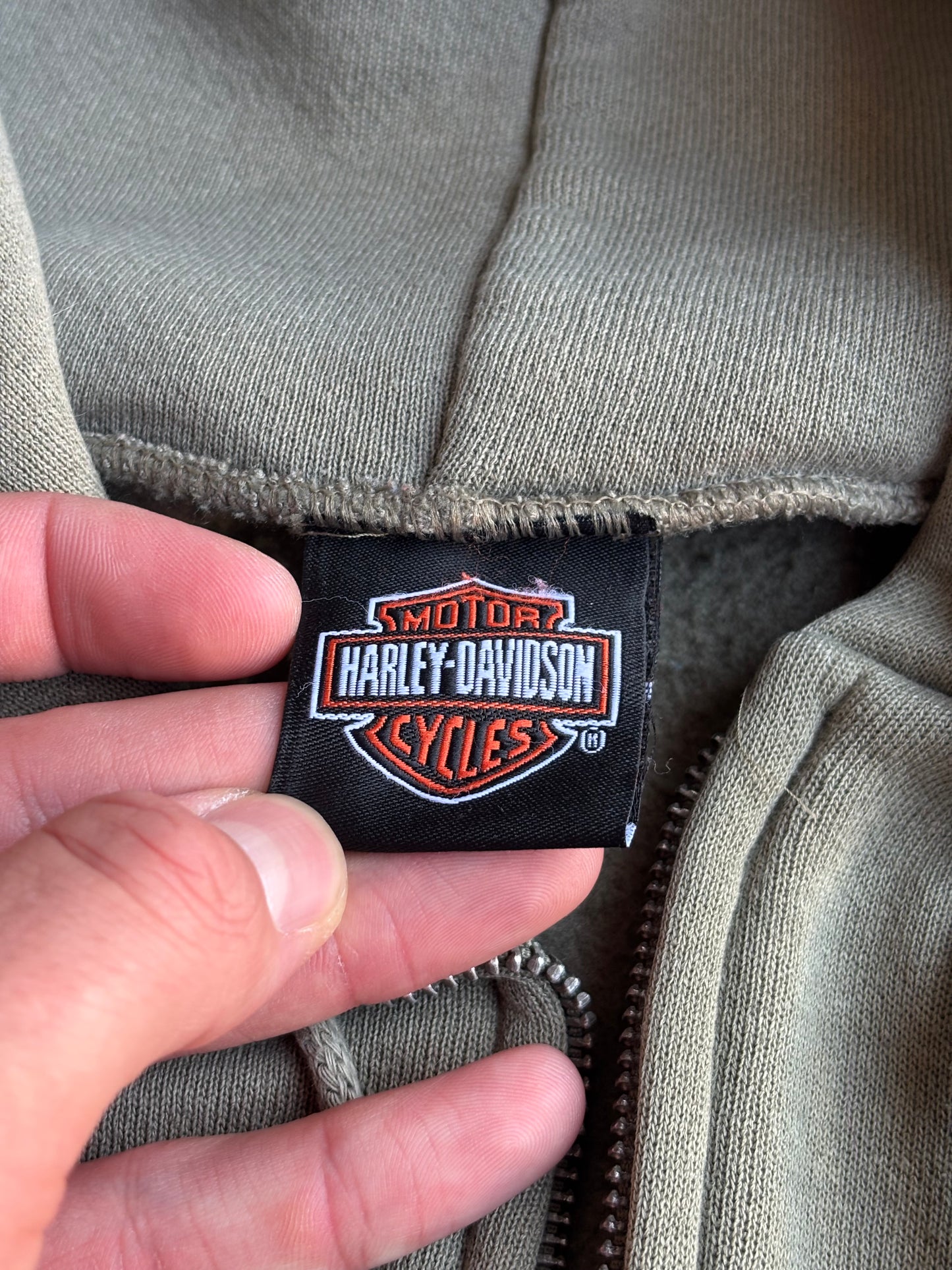 Harley Davidson Zip Up Hoodie - XXL