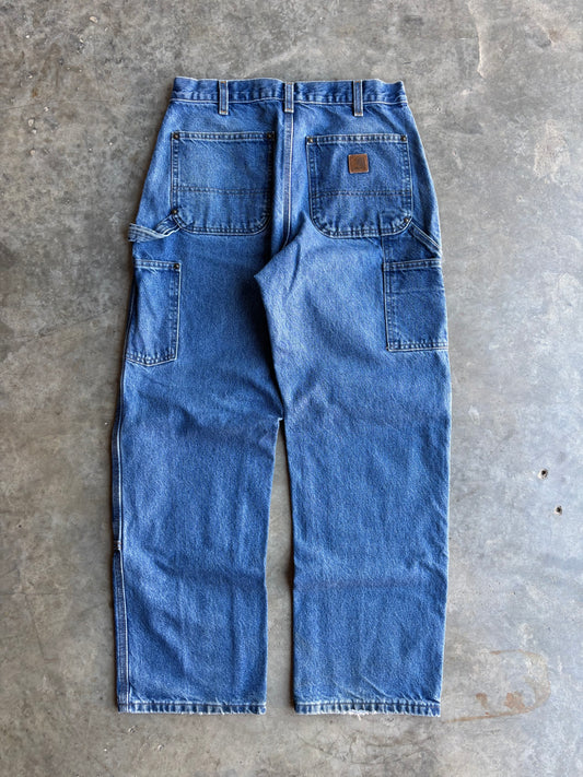 Denim Carhartt Double Knee Jeans - 32x30"