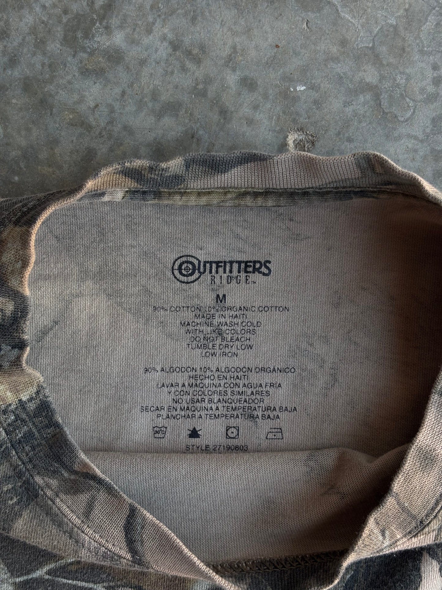 Realtree Camo Long Sleeve Shirt - M