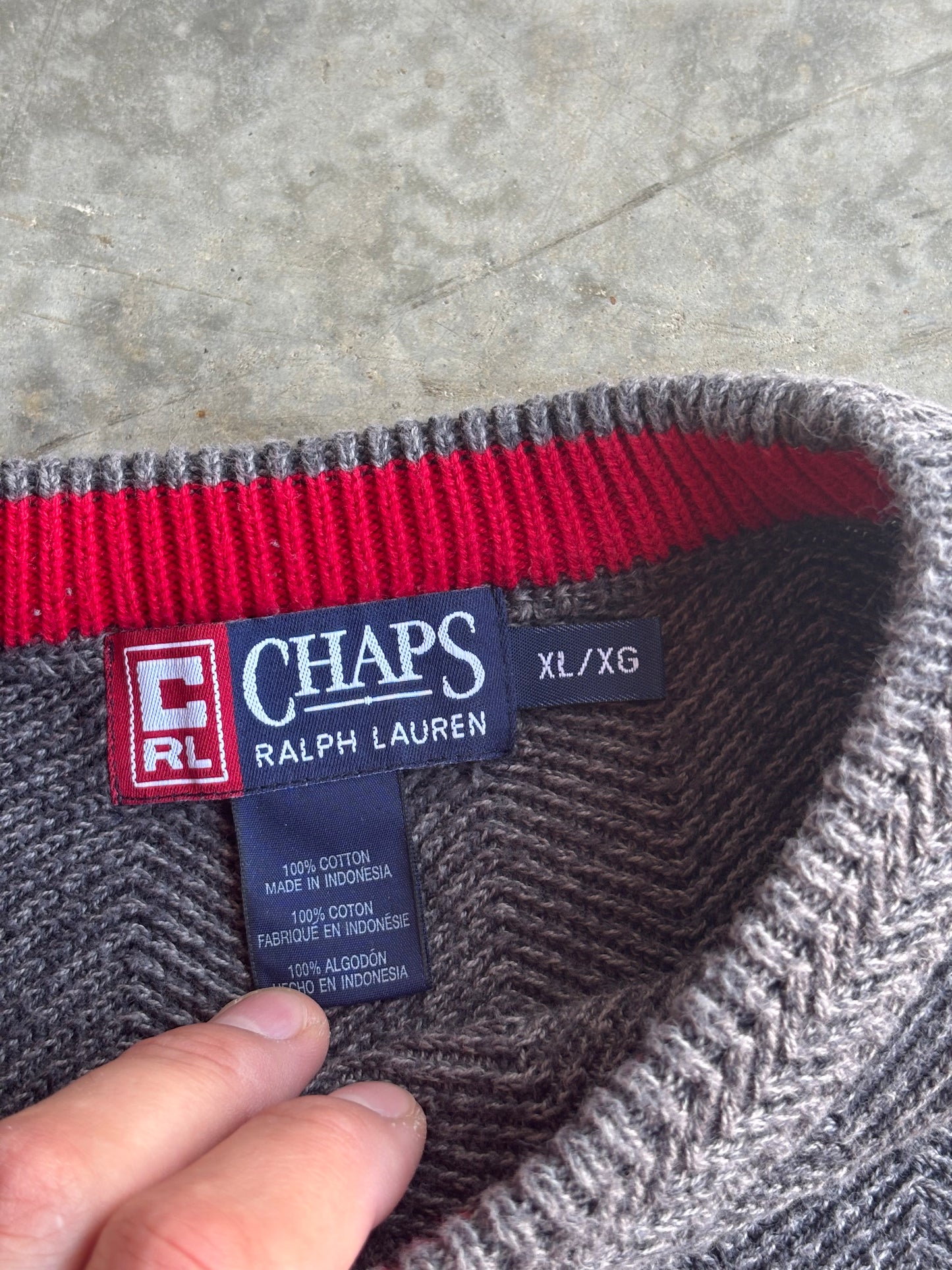 Grey Chaps Sweater - XL