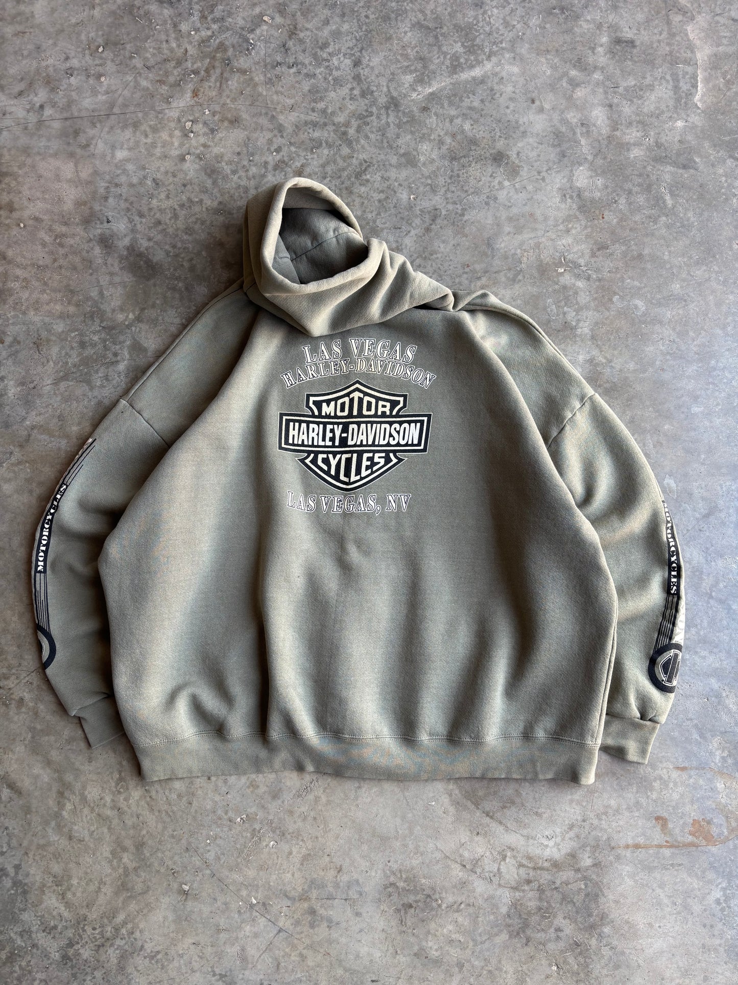 Harley Davidson Zip Up Hoodie - XXL