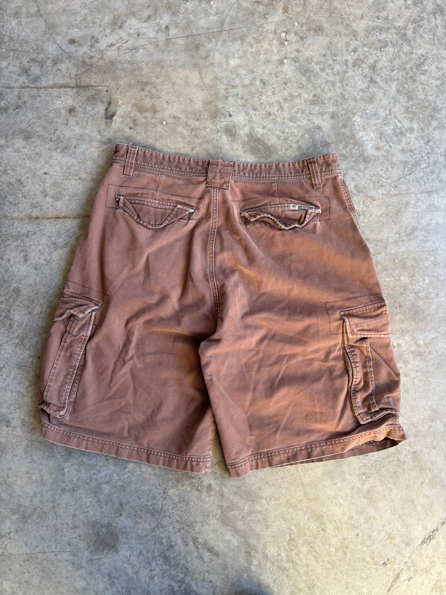 Brown Cargo Shorts - 36"
