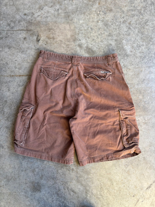 Brown Cargo Shorts - 36"