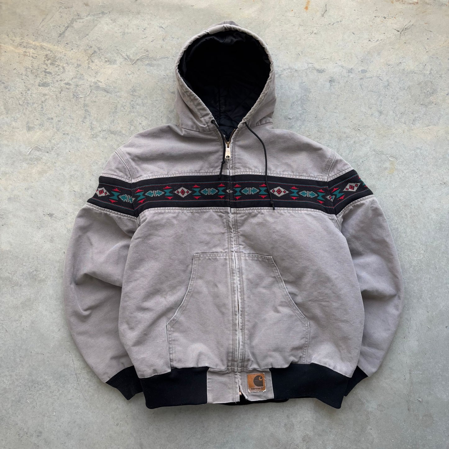 Carhartt Aztec Hooded Jacket - L