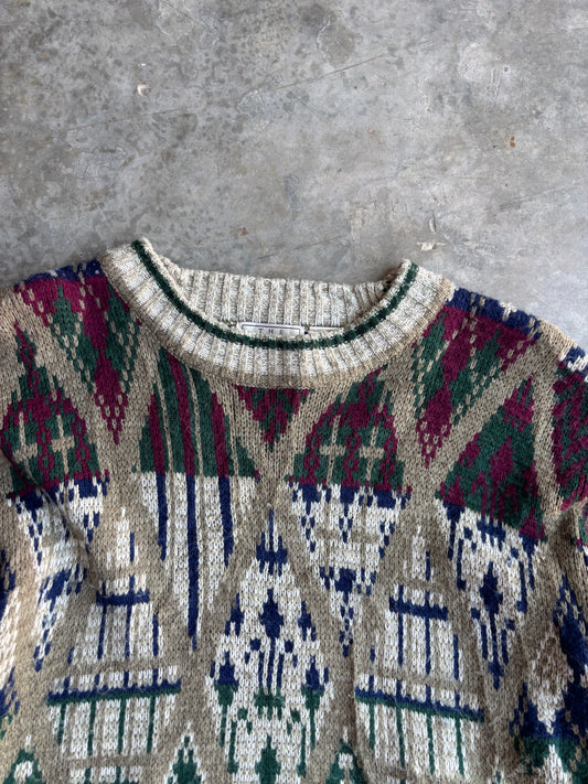 Abstract Sweater - M