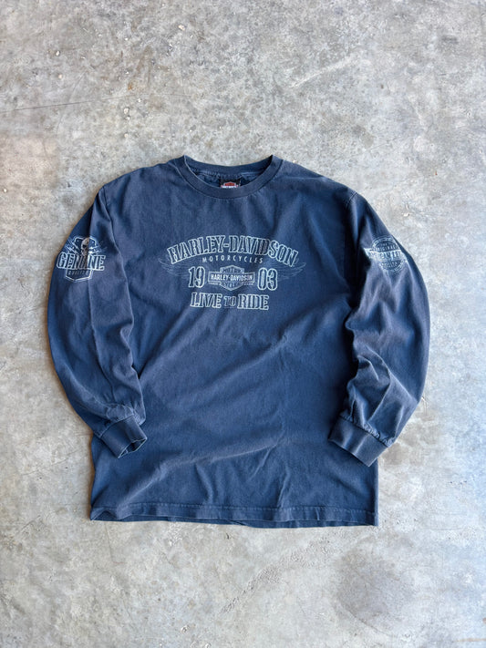 Harley Davidson Long Sleeve Shirt - L