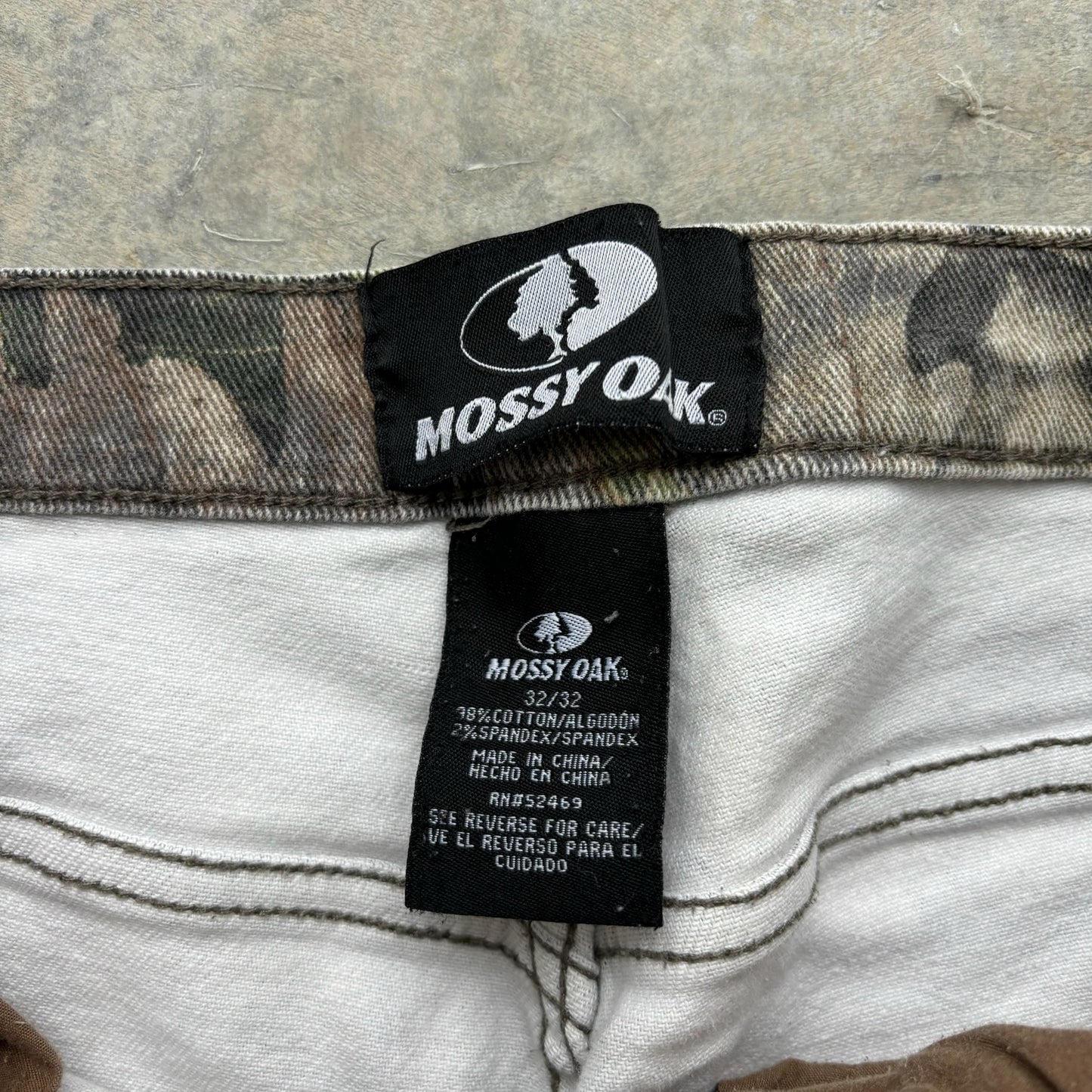 Mossy Oak Camo Pants 32x32”