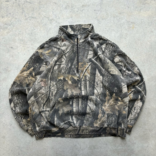 Realtree Camo 1/4 Zip Sweatshirt - XXL