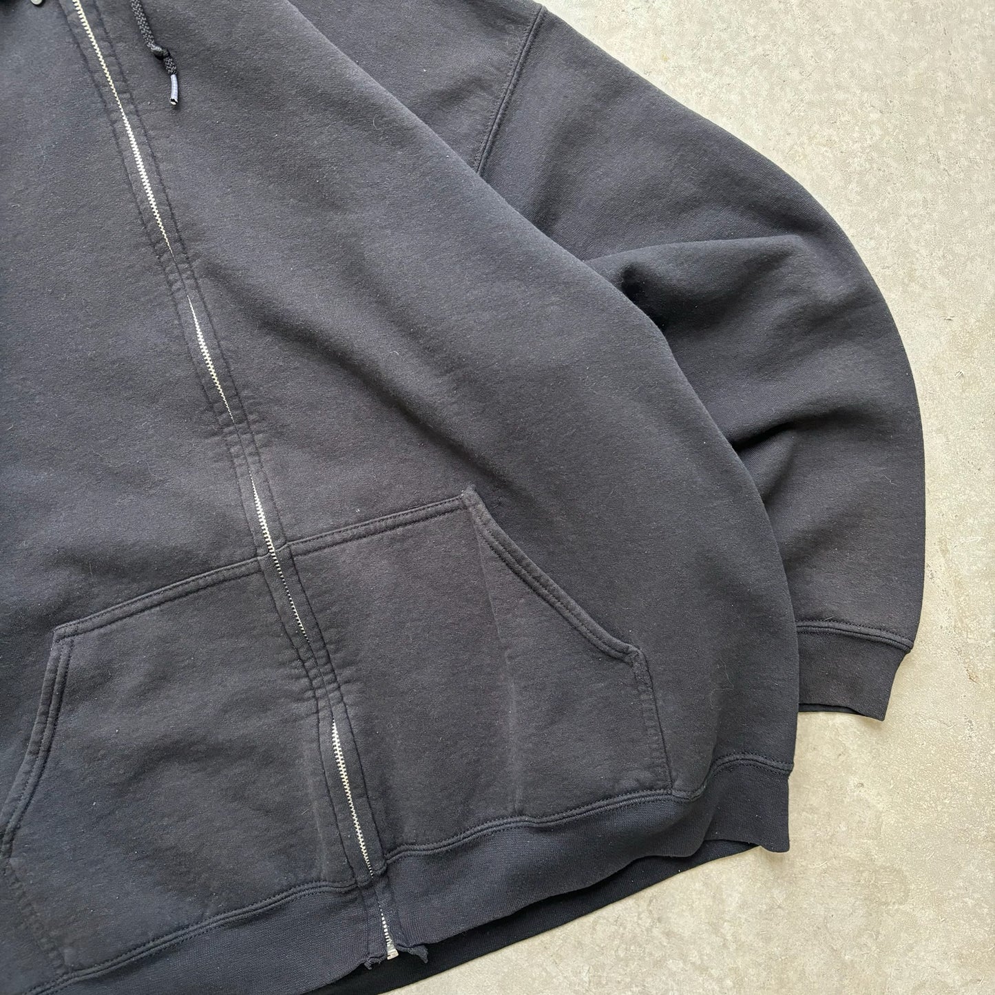 Blank Zip Up Hoodie - XXL