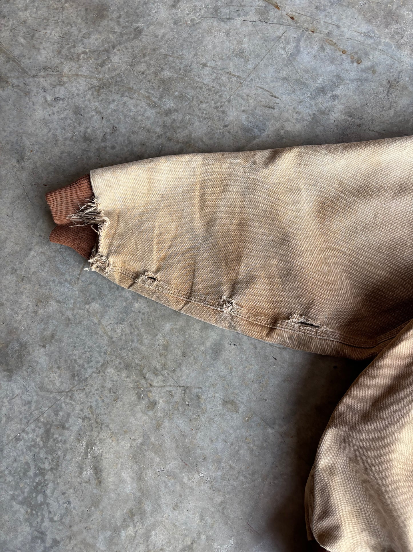 Carhartt Tan Hooded Jacket - XL