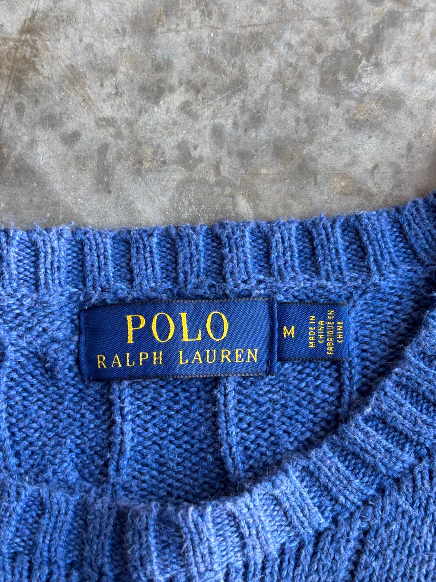 Polo Ralph Lauren Cable Knit Sweater - M