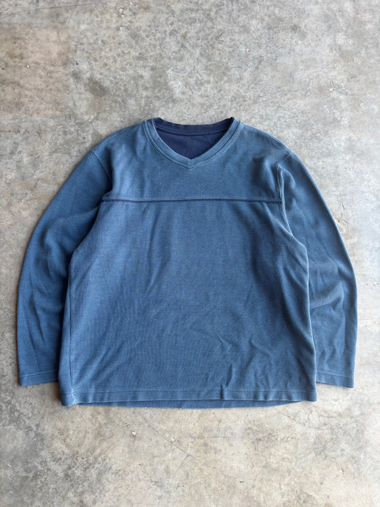 Blue Striped Long Sleeve - XL