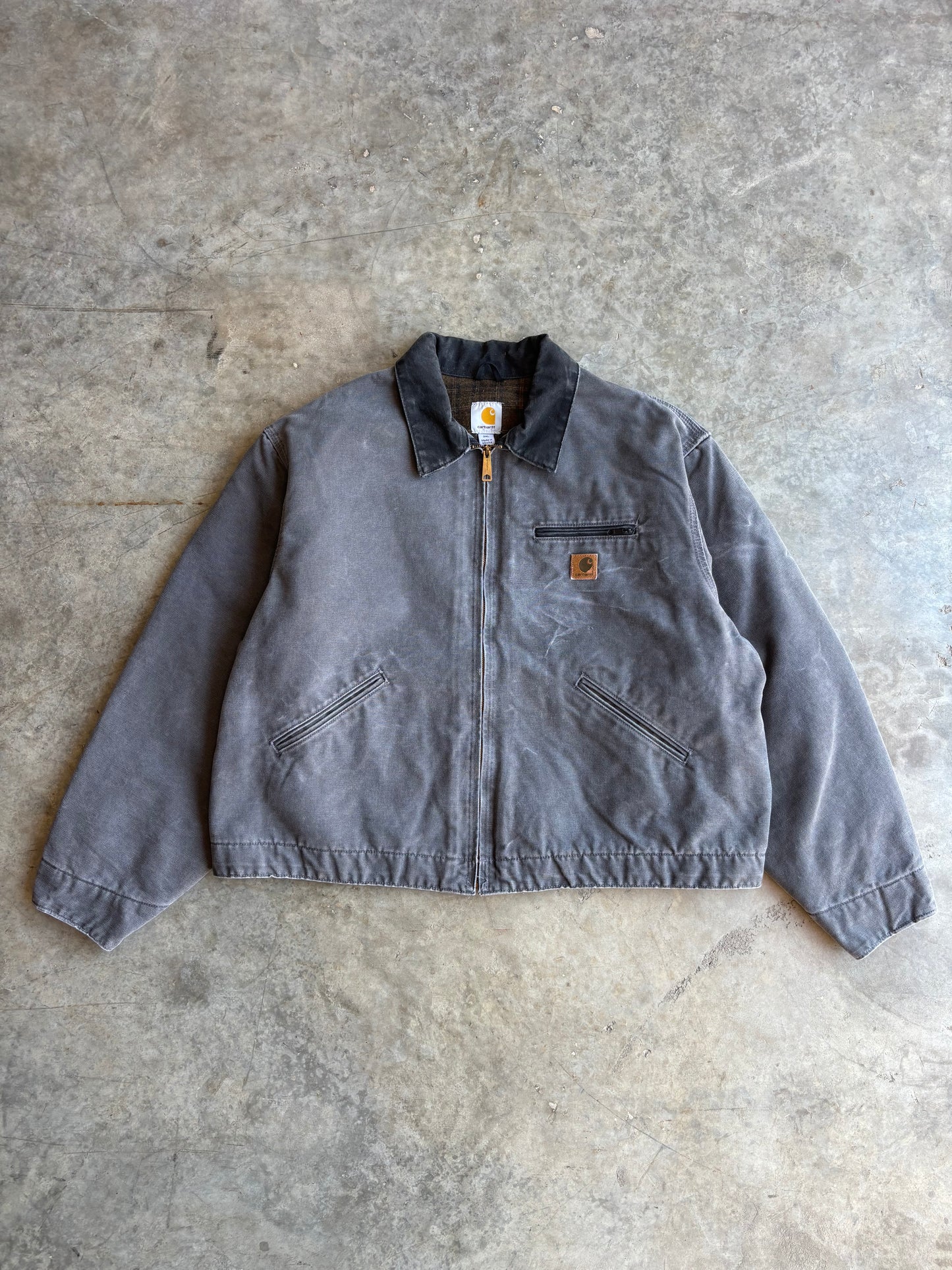 Grey Carhartt Detroit Jacket - XXL