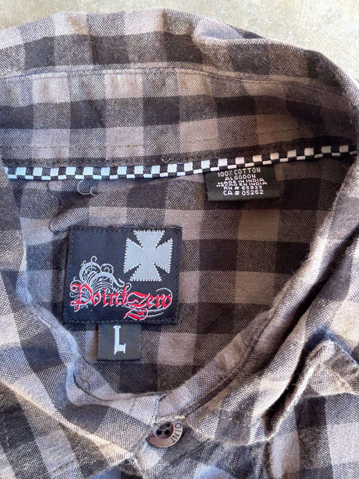 Point Zero Flannel - L