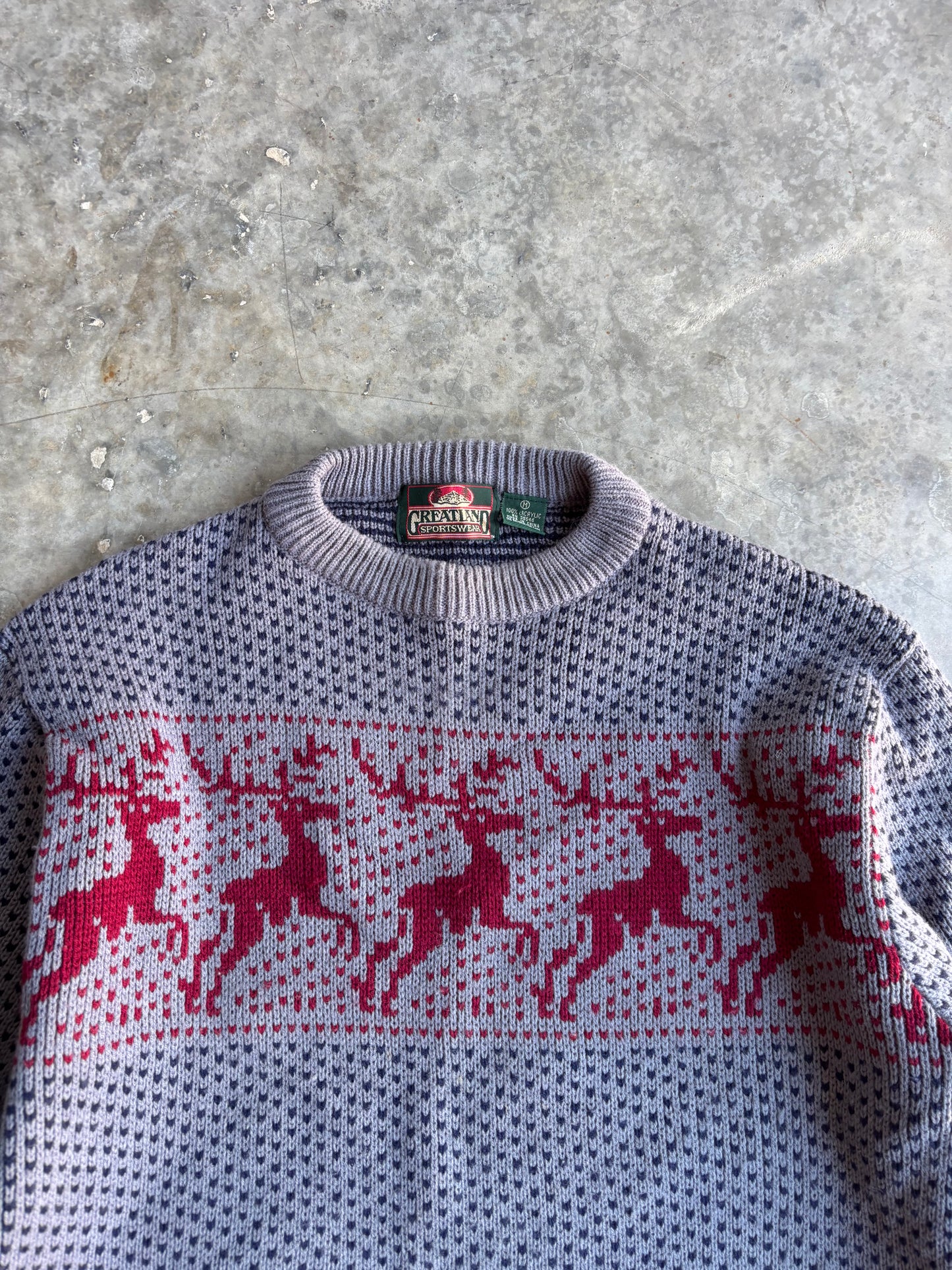 Greatland Sportswear Deer Sweater - M