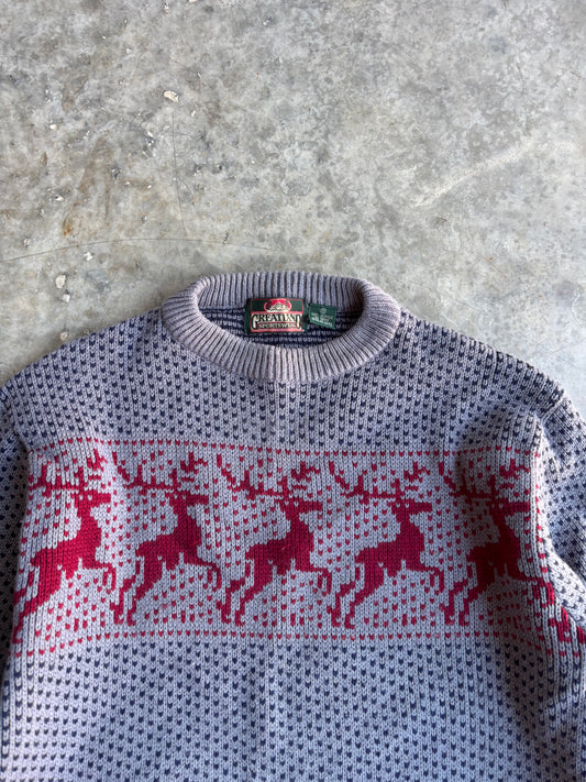 Greatland Sportswear Deer Sweater - M