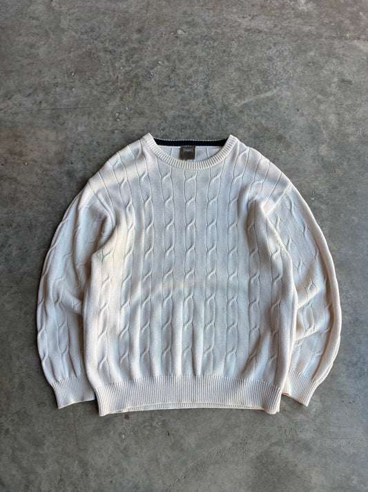 Haggar Cable Knit Sweater - L