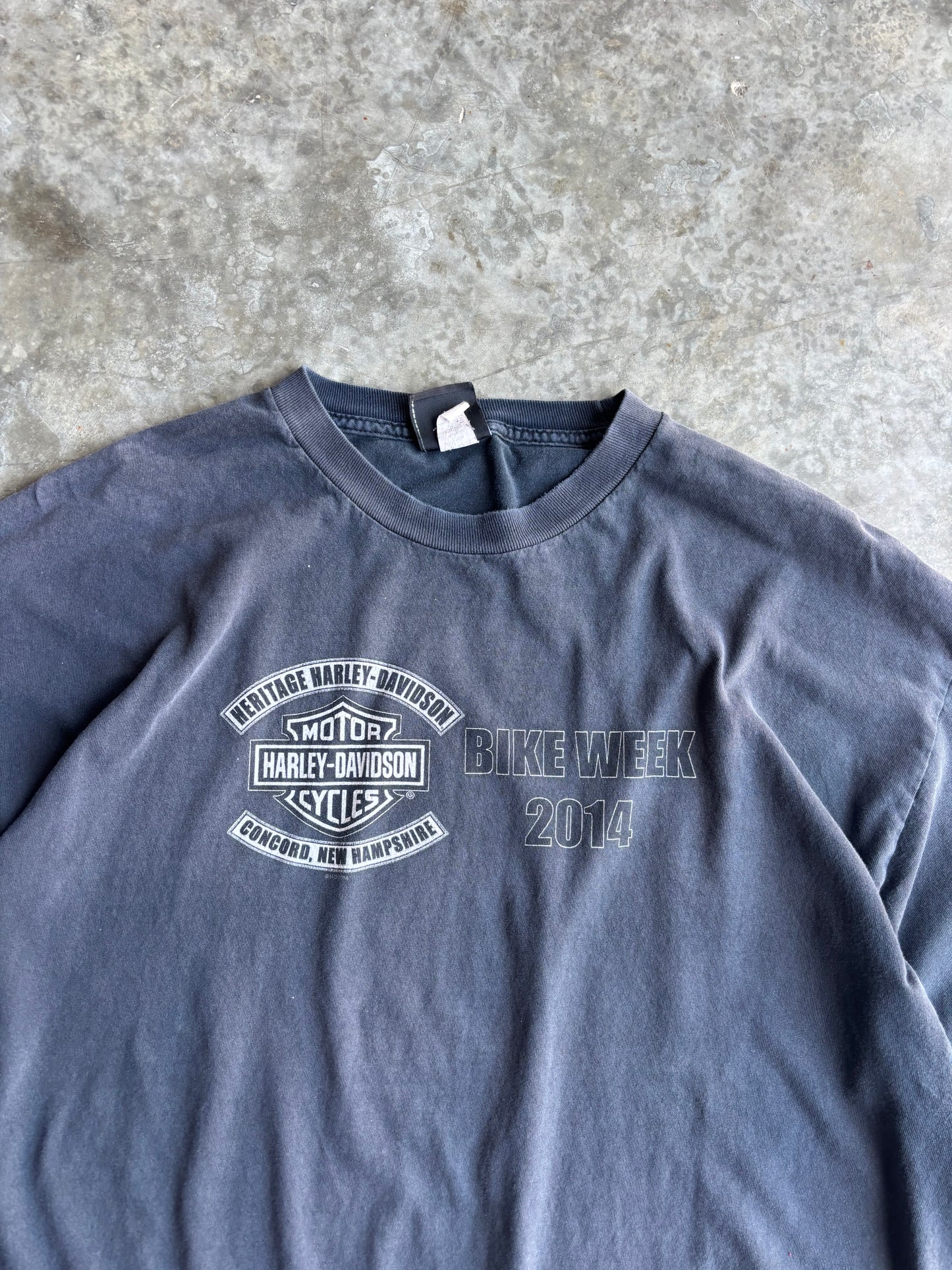 Cropped Harley Davidson Shirt - XL