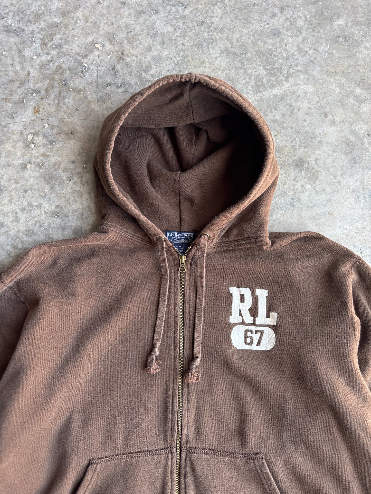 Polo Ralph Lauren Zip Up Hoodie - L