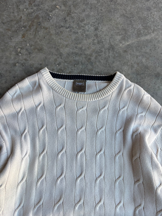 Haggar Cable Knit Sweater - L