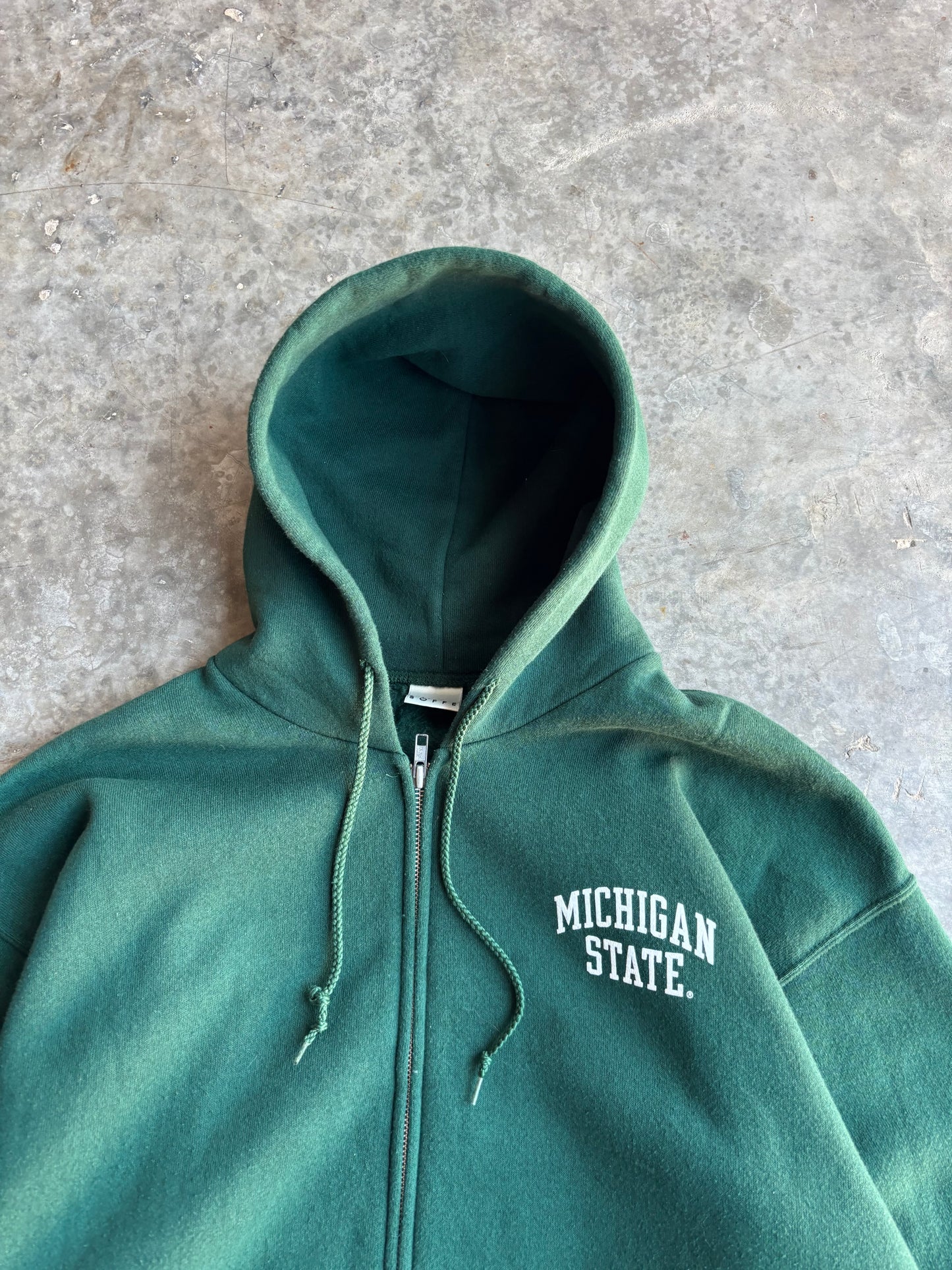 Michigan State Zip Up Hoodie - XL