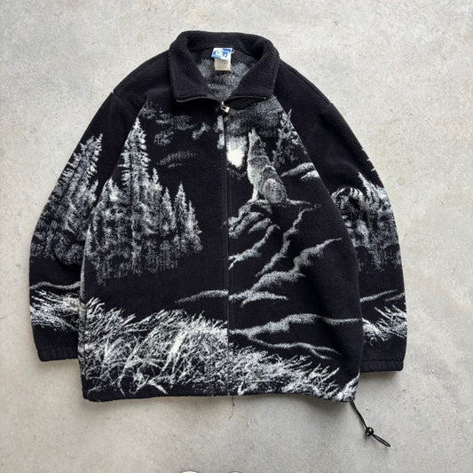 Wolf Art Unlimited Fleece - L