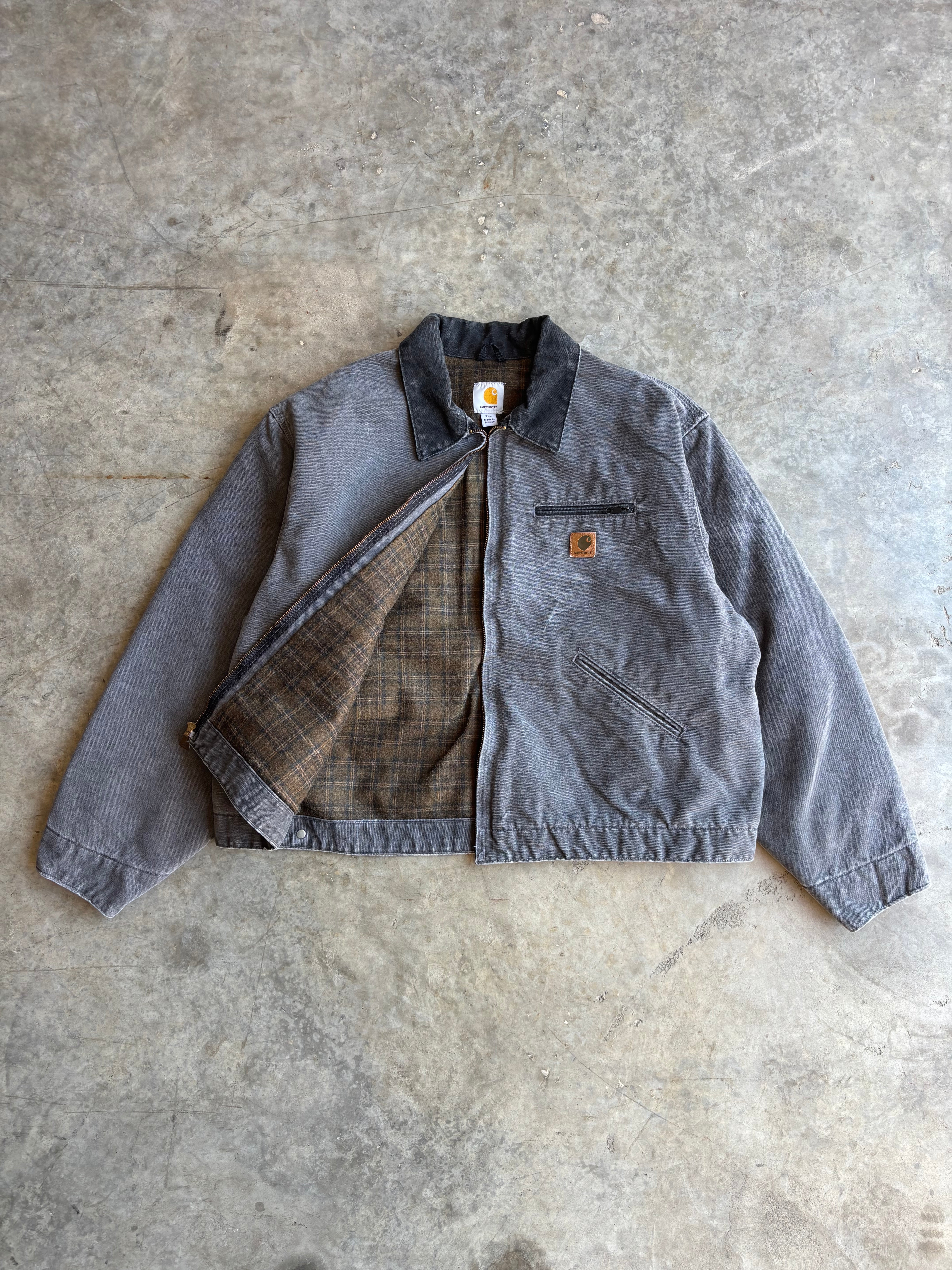 Grey Carhartt Detroit Jacket - XXL – Arete Vintage
