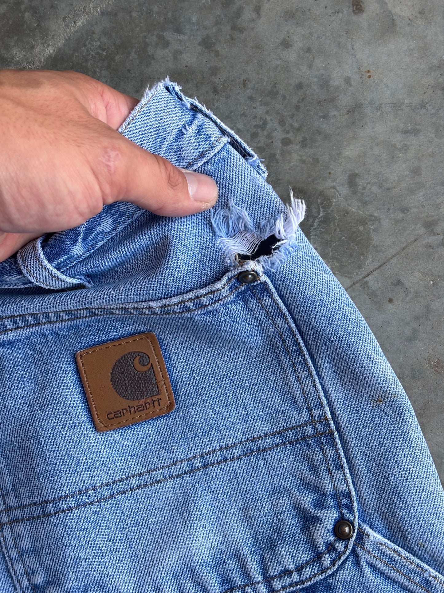 Denim Carhartt Double Knee Jeans - 36x30"