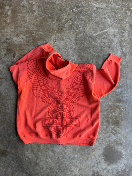 Harley Davidson Zip Up Hoodie - L