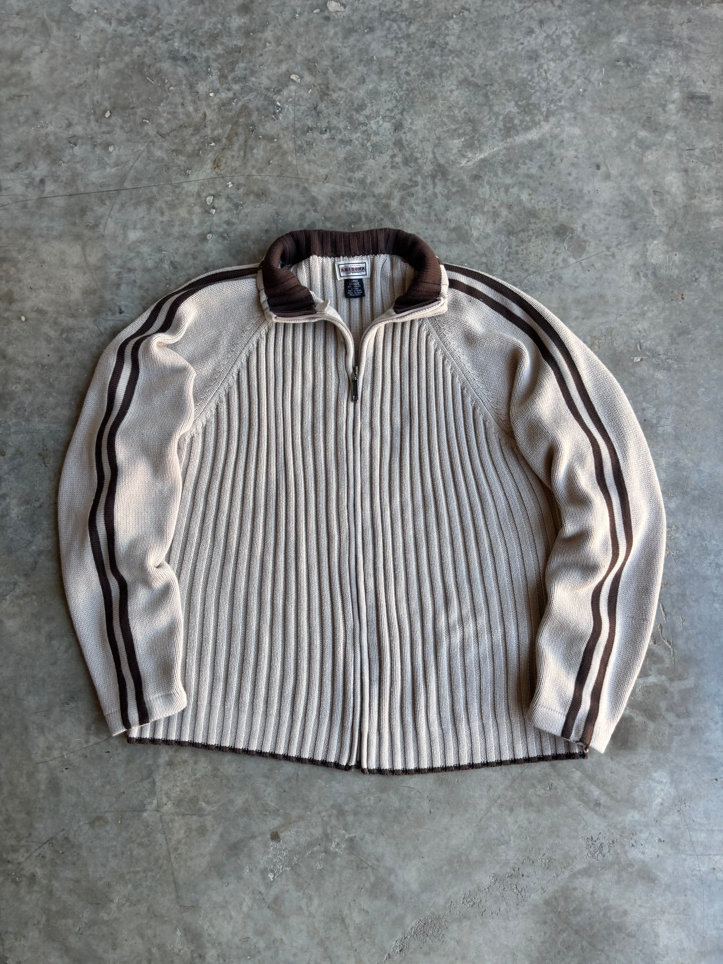Arizona Full Zip Sweater - L