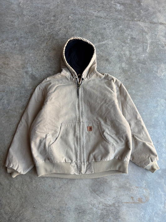 Cement Carhartt Hooded Jacket - XL
