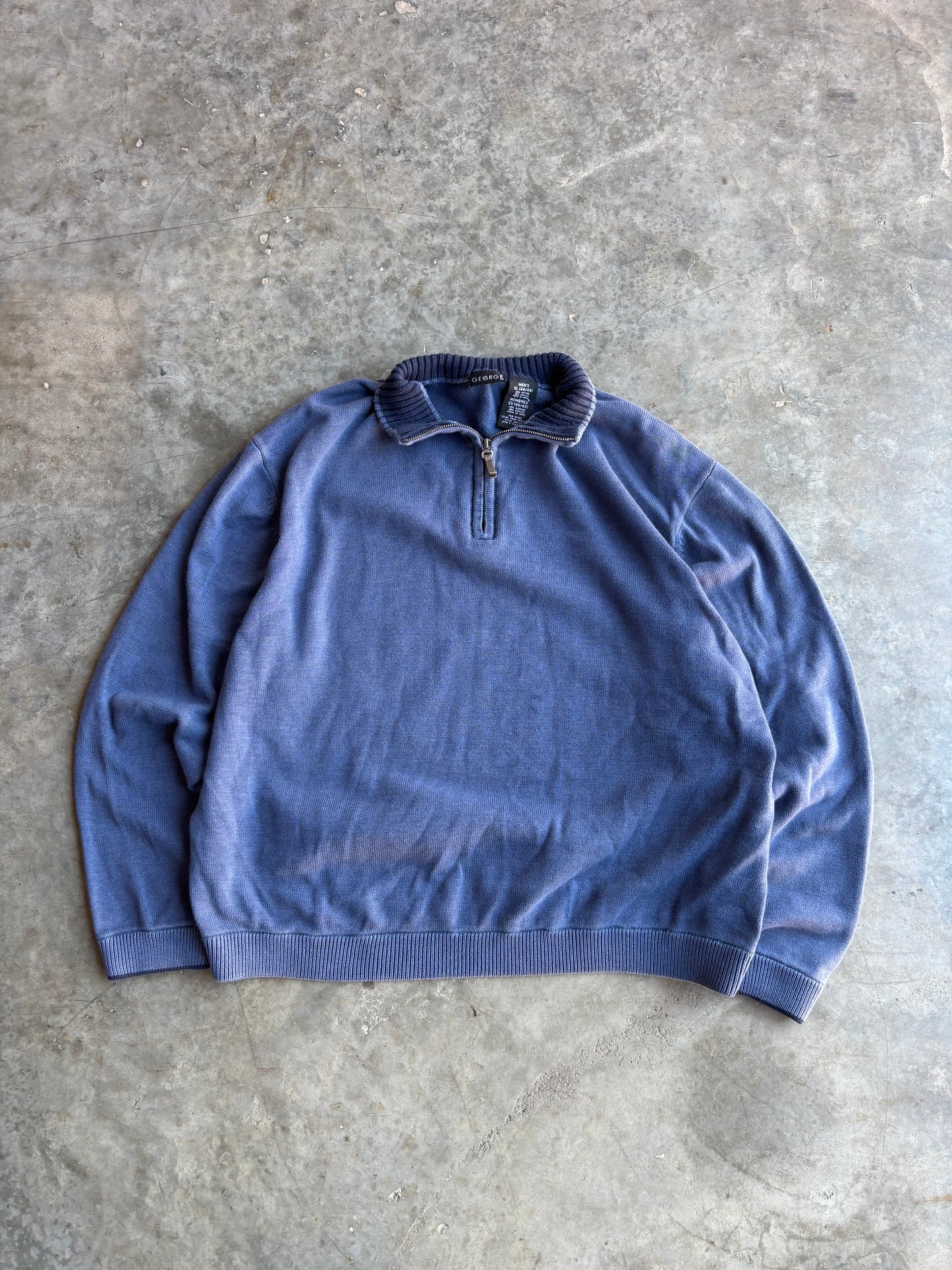 George Quarter Zip Sweater - XL