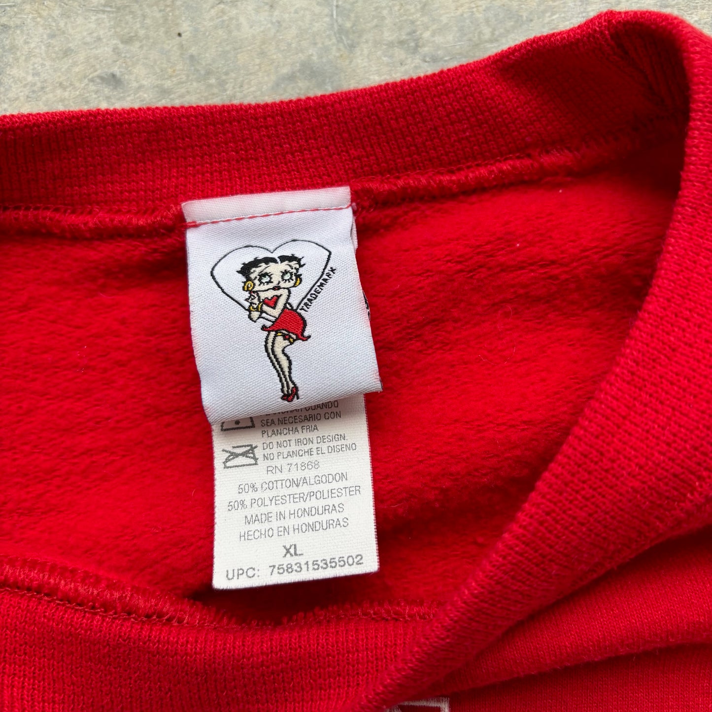 Betty Boop Crewneck - XL