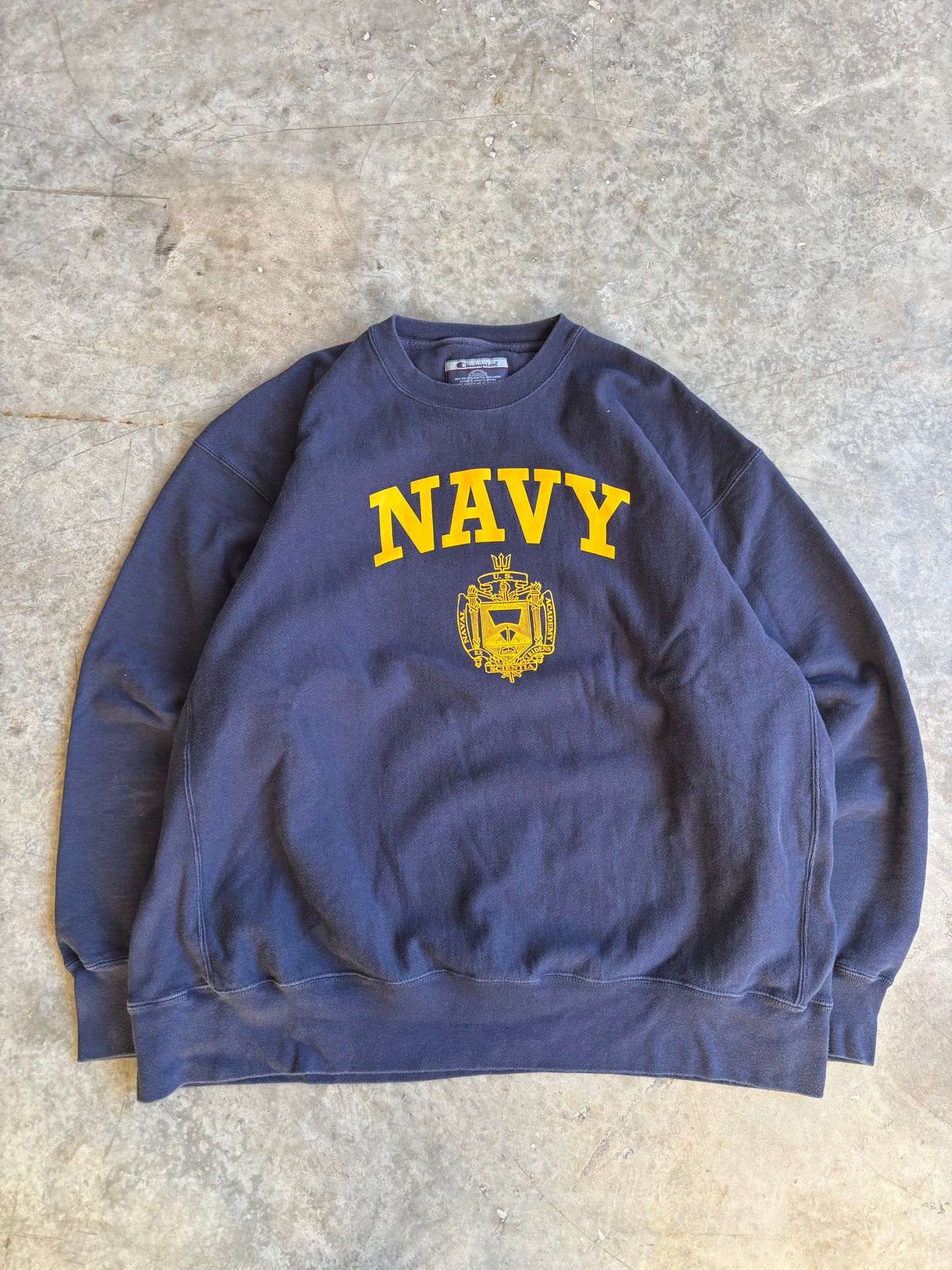 Champion Navy Crewneck - XXL