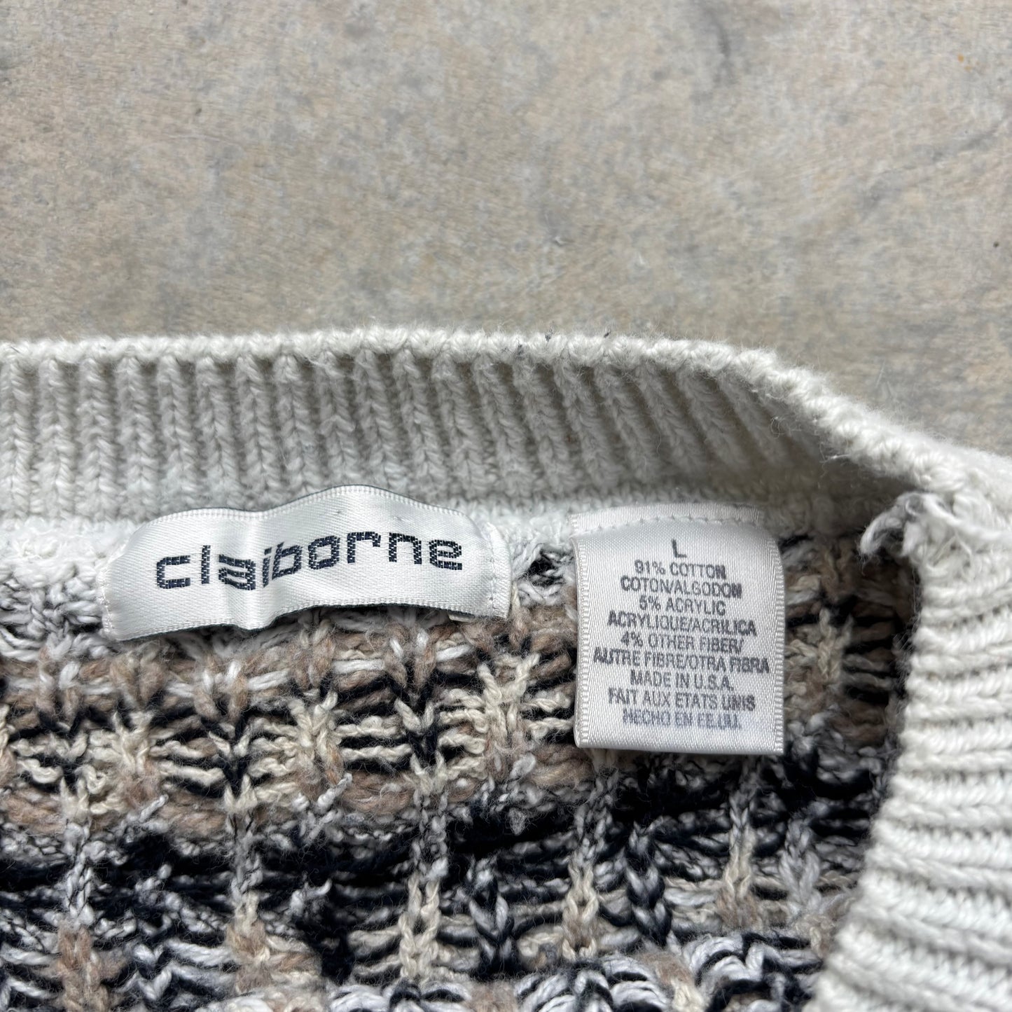 Claiborne Sweater - M