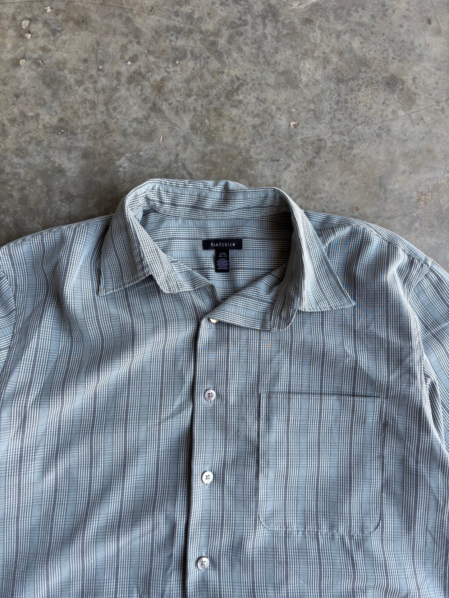 Van Heusen Cropped Flannel - L