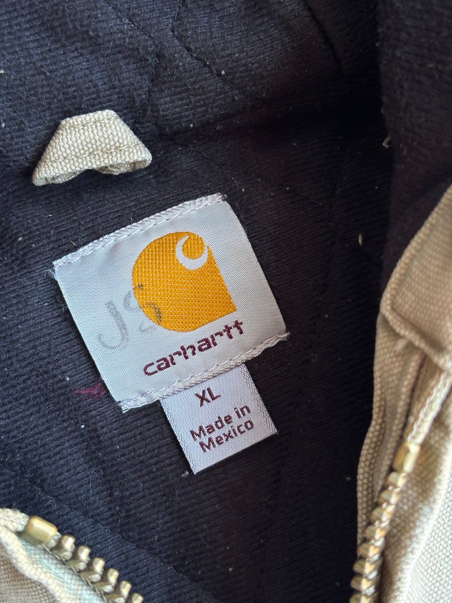 Cement Carhartt Hooded Jacket - XL