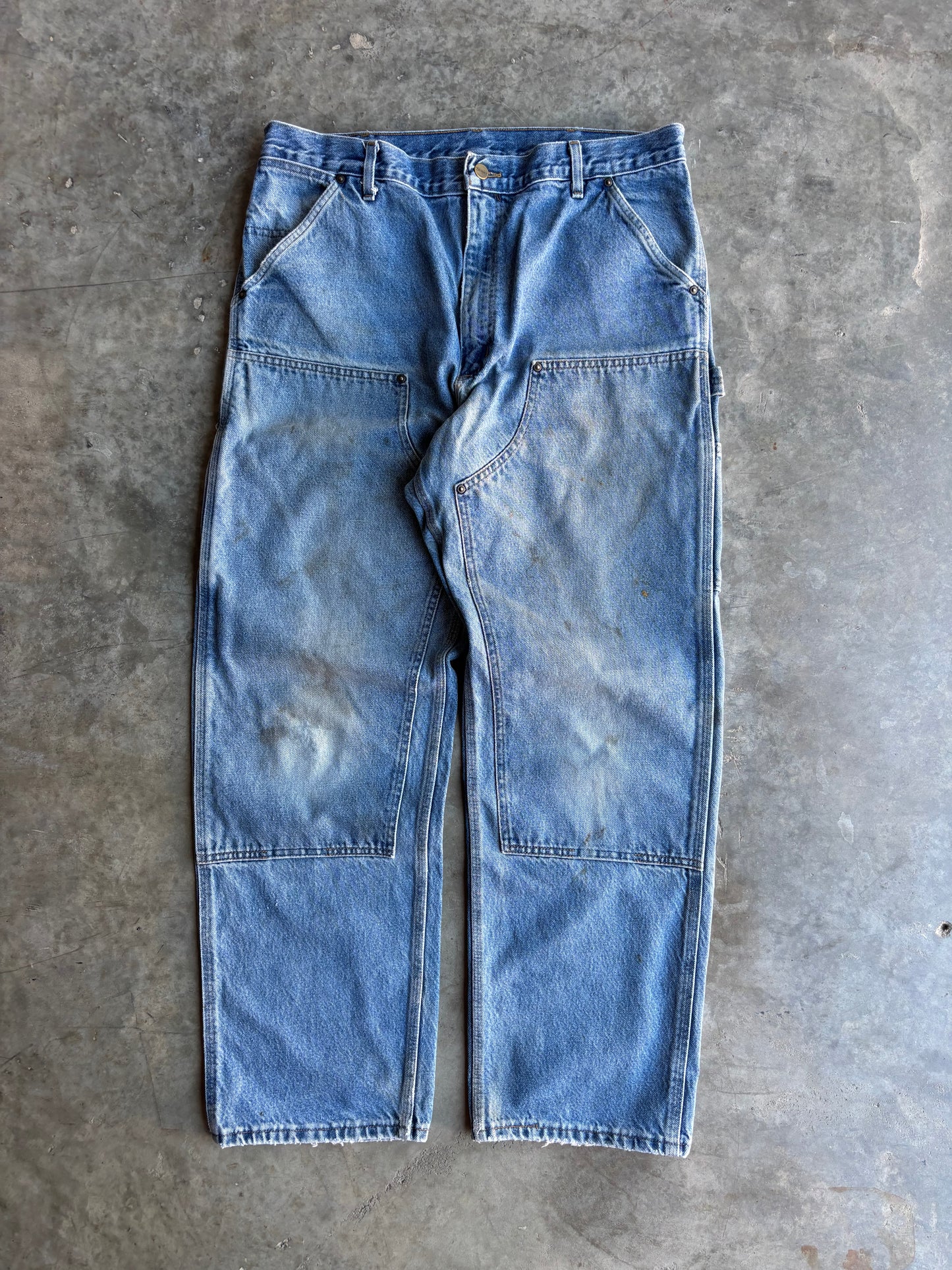 Denim Carhartt Double Knee Jeans - 36x32"