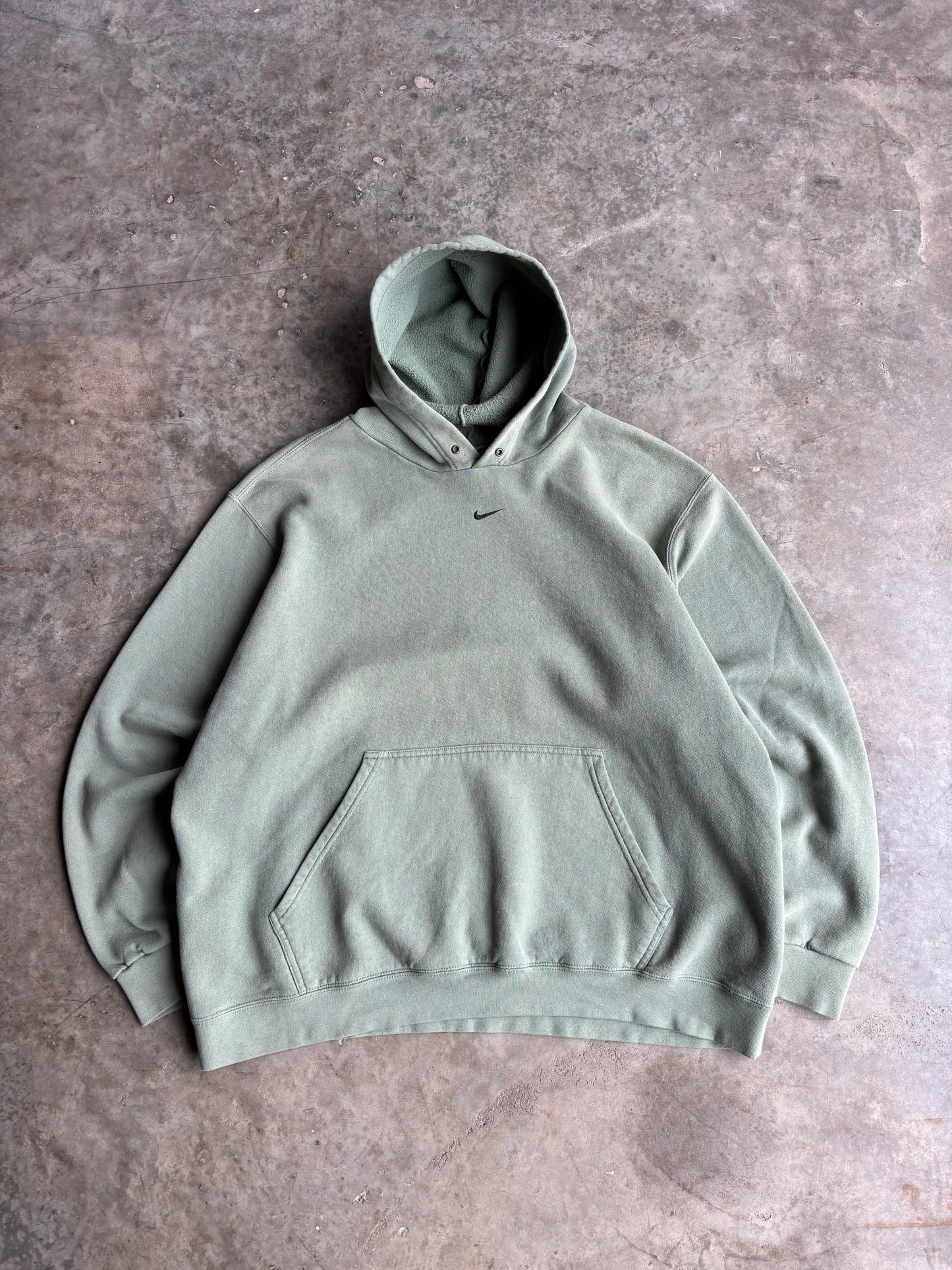 Nike Pistachio Center Swoosh Hoodie - XL