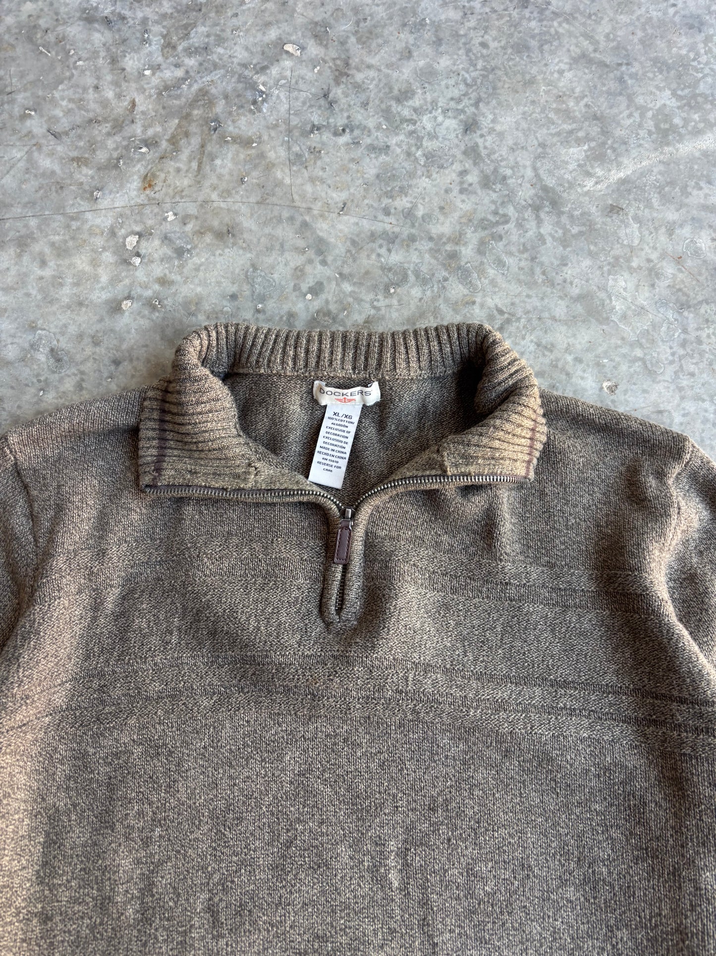 Dockers Quarter Zip Sweater - XL