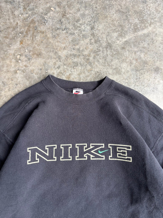 Nike Spell Out Crewneck - L