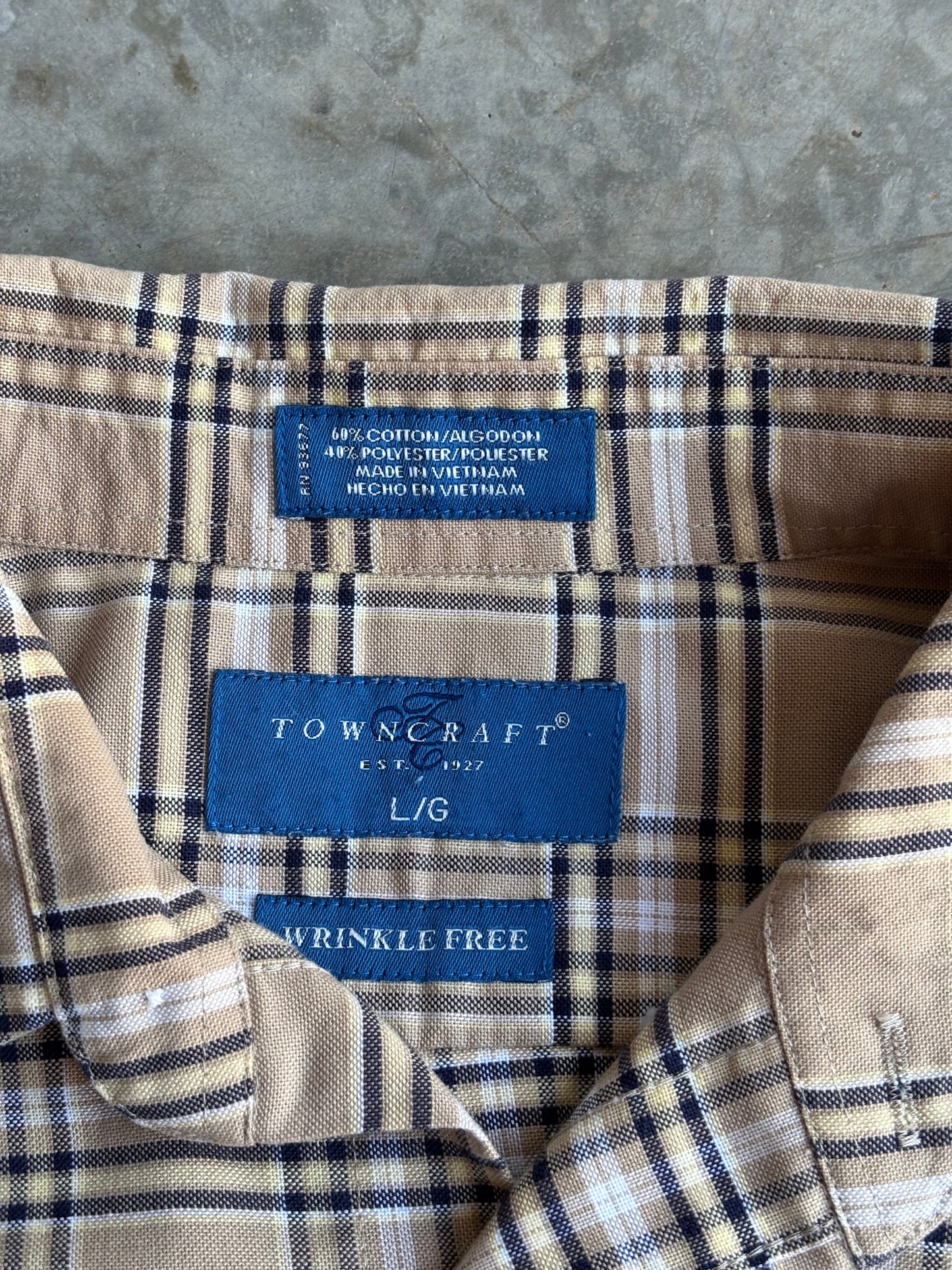 Towncraft Cropped Flannel - L